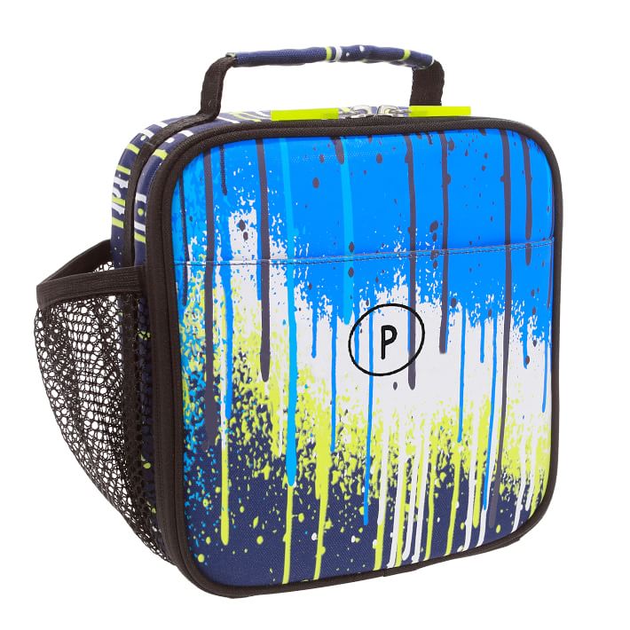 Gear-Up Drip Painting Blue Glow-in-the-Dark Lunch Boxes