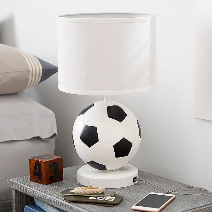 Soccer Table Lamp with USB