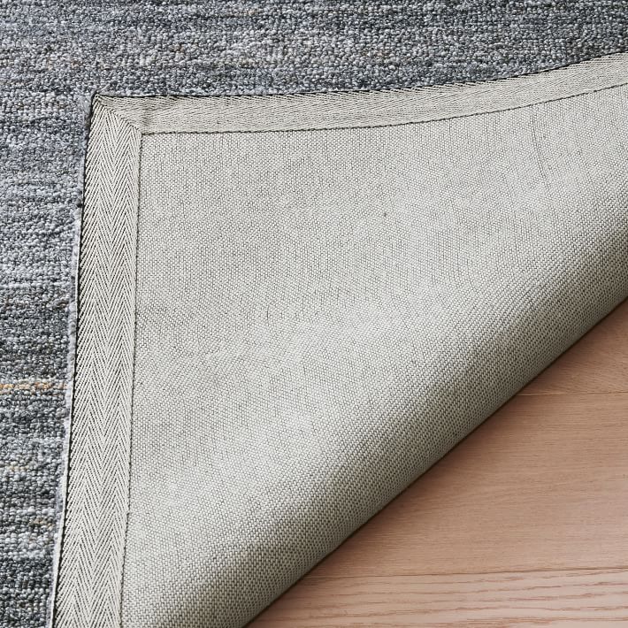 Sheared Tip Wool Rug Charcoal Pottery Barn Teen