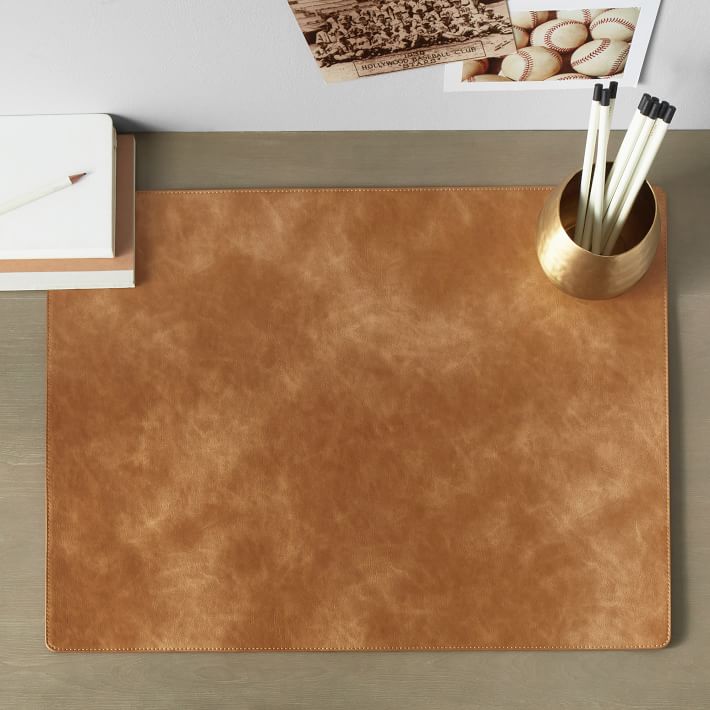 Vegan Leather Desk Mat