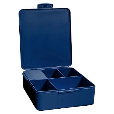 Navy Plastic Bento Box