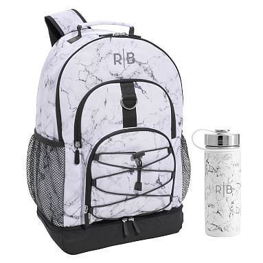Quarry Sports Backpack & Slim Water Bottle Bundle