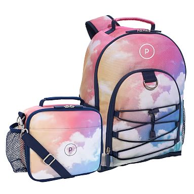 Rainbow Cloud Small Backpack & Cold Pack Lunch Bundle