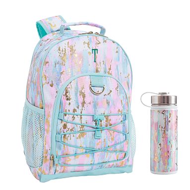 Artsy Small Backpack & Slim Water Bottle Bundle