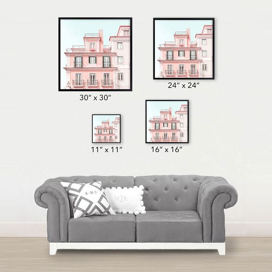 Minted® Pastel Pink House Framed Art by Heather Loriece | Pottery Barn Teen