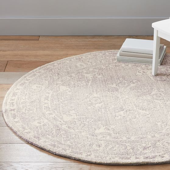 Astrid Tufted Wool Round Rug Pottery Barn Teen