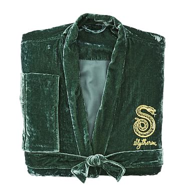 HARRY POTTER™ SLYTHERIN™ Adult Velvet Robe, Small/Medium, Green