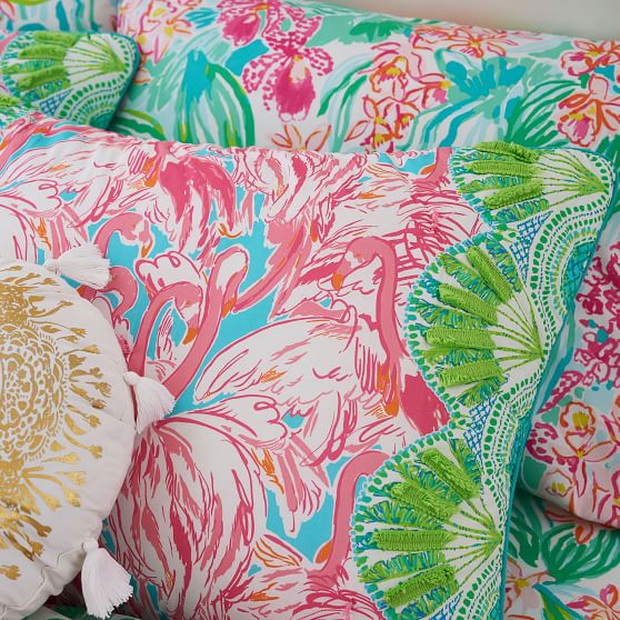 Lilly Pulitzer Pink Colony Quilt | Pottery Barn Teen