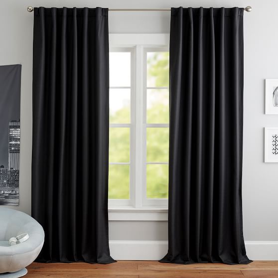 Noise Reducing Blackout Curtain Pottery Barn Teen