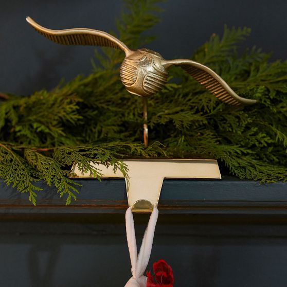 Chaussette De Noël Harry Potter - Vif D'or En Polaire - Produit Officiel