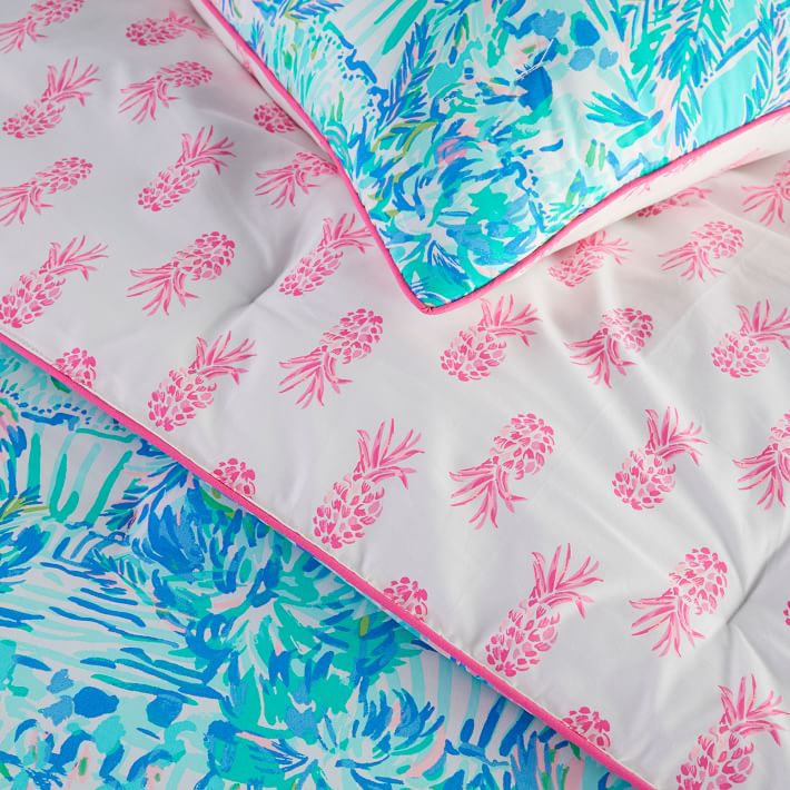 Lilly Pulitzer Pineapple Party Comforter Pottery Barn Teen