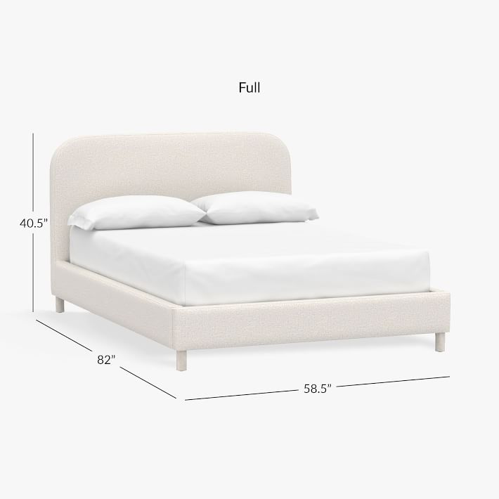 Miller Upholstered Bed | Teen Bed | Pottery Barn Teen