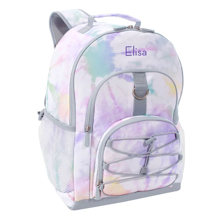 Gear-Up Pastel Tie-Dye Recycled Backpack