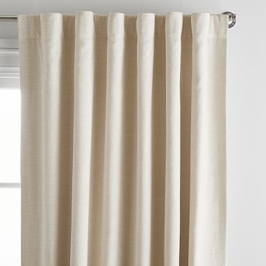 Cotton Linen Blackout Curtain, 52