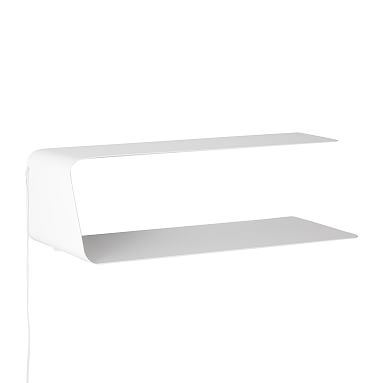 Light Up Wall Shelf, White