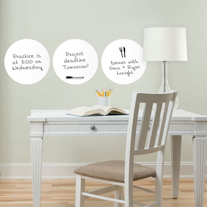 Dry Erase Dot Decals, Set of 3 Pottery Barn Teen