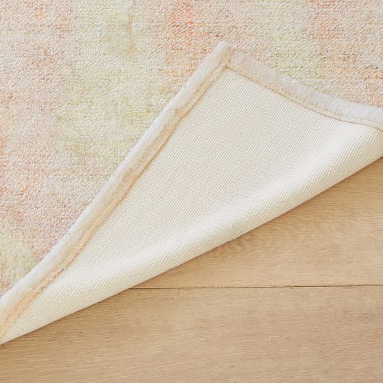 Iris Washable Rug Blush Multi Pottery Barn Teen