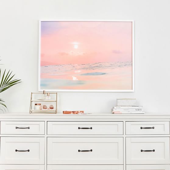 Minted® Sorbet Sea Framed Art by Kamala Nahas | Pottery Barn Teen