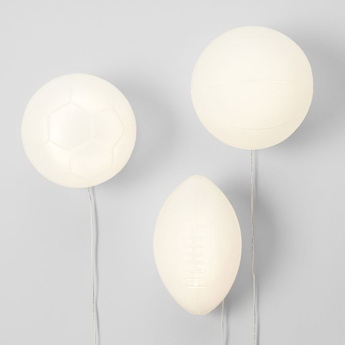 Sports 3D Wall Lights Pottery Barn Teen