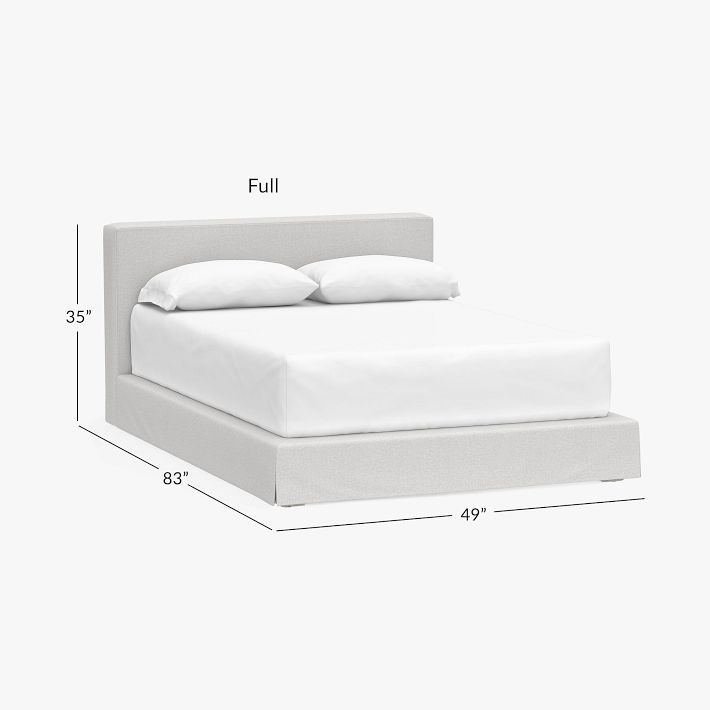 Jamie Slipcovered Classic Bed | Pottery Barn Teen