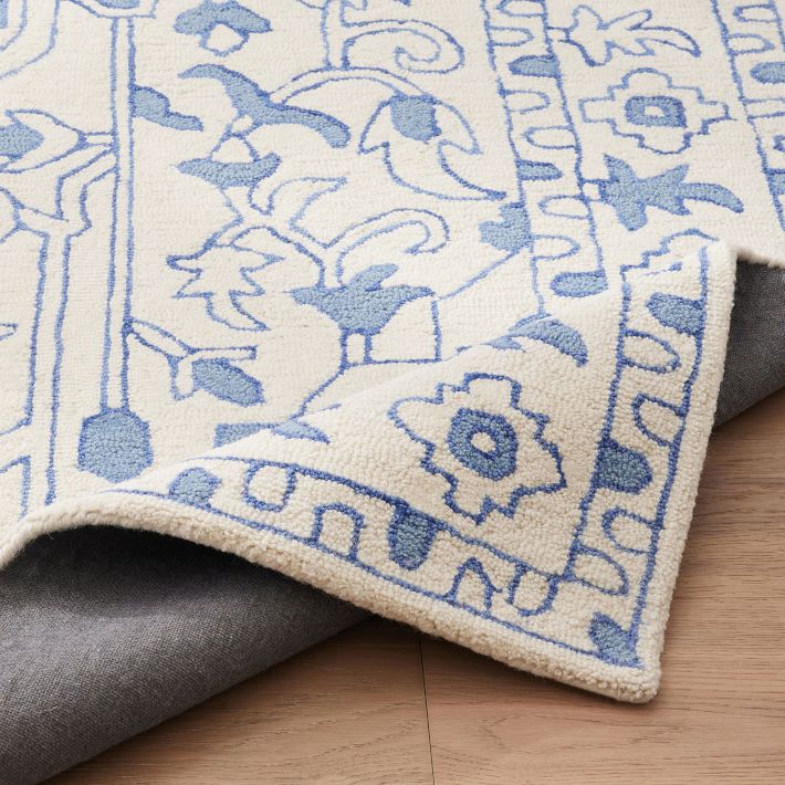 Isabella Rug Blue Pottery Barn Teen