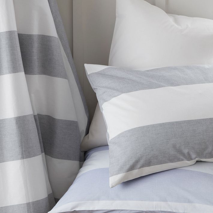 Cabana Stripe Duvet Cover Pottery Barn Teen