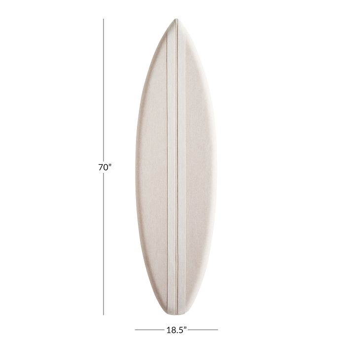 FullLength Surfboard Pinboard Pottery Barn Teen