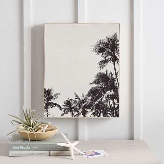 Palm Trees Wood Wall Art Pottery Barn Teen