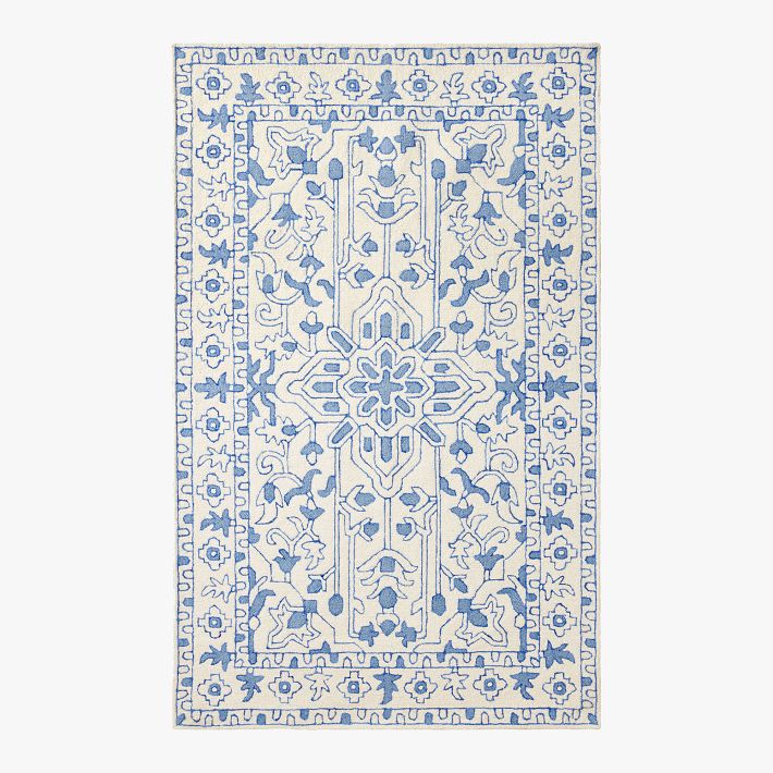 Isabella Rug Blue Pottery Barn Teen