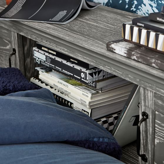 Hampton Corner Storage Bed Teen Storage Beds Pottery Barn Teen