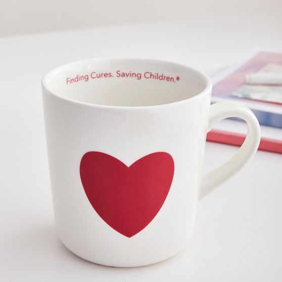 St. Jude Heart Mug | Pottery Barn Teen