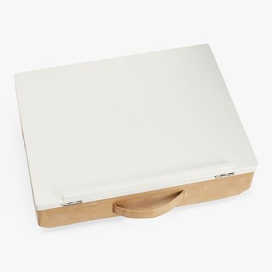 Adjustable Lapdesk, Cream Leather