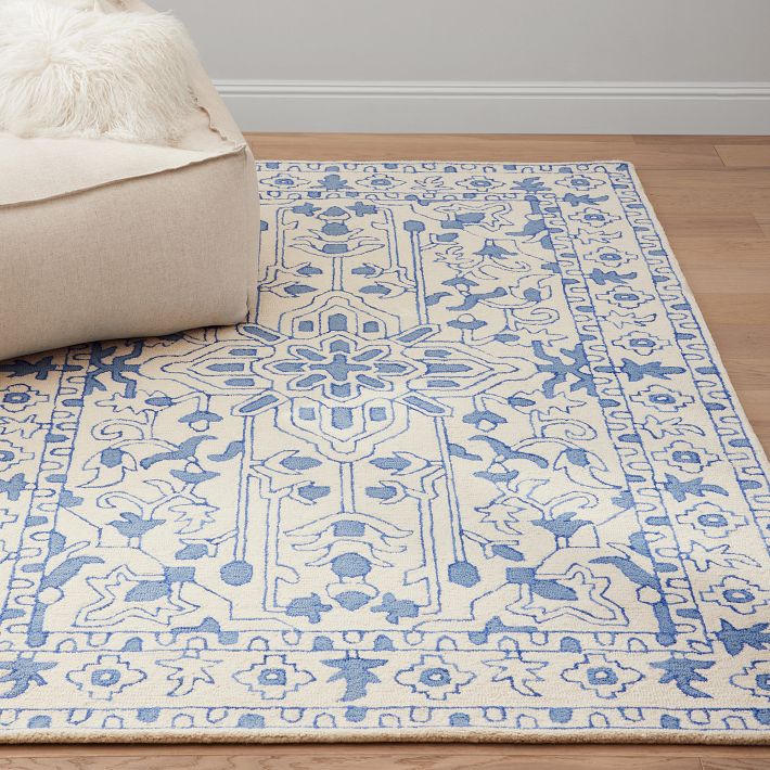 Isabella Rug Blue Pottery Barn Teen