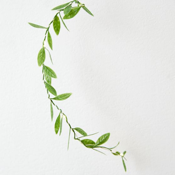 OPEN BOX Curtain Leaf Waterfall String Lights Pottery Barn Teen