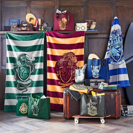 Gryffindor Slytherin Ravenclaw House Flag Banner Drape