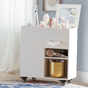 Simply White Beauty Cart | Pottery Barn Teen