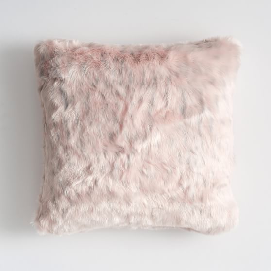 Leopard FauxFur Pillow Cover Pottery Barn Teen