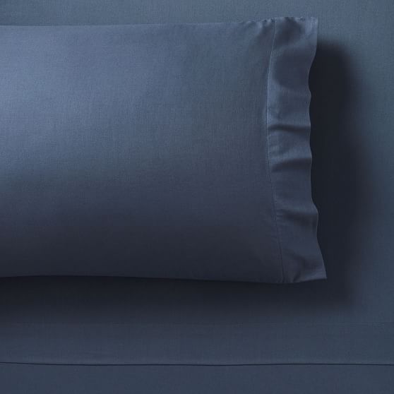 Washed Cotton Tencel Organic Sheet Set Pottery Barn Teen
