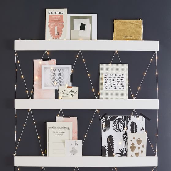 No Nails Photo Rail Dorm Wall Decor Pottery Barn Teen