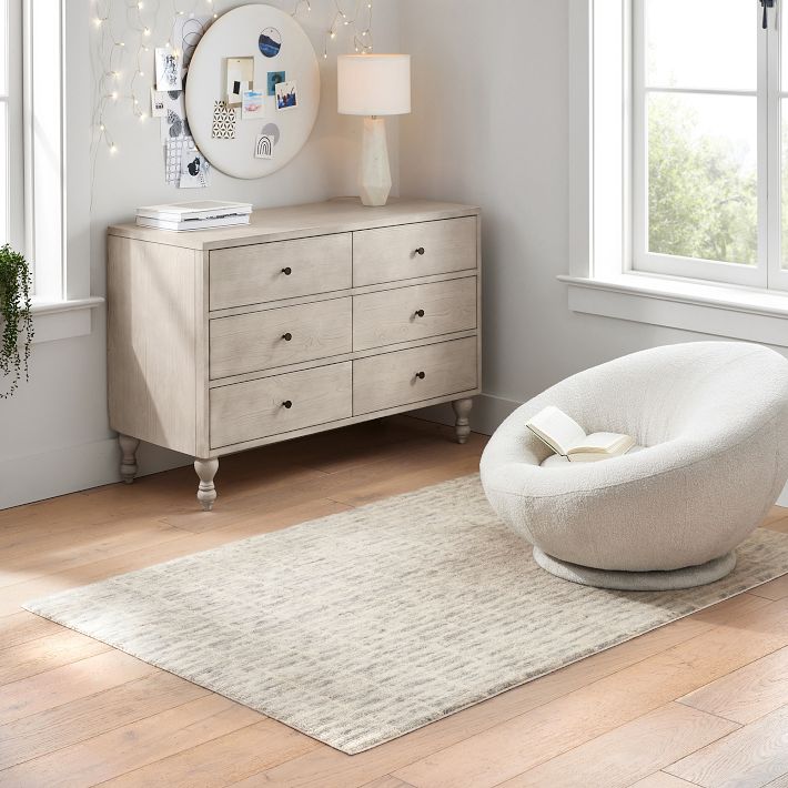 Capitola Washable Rug Gray Pottery Barn Teen