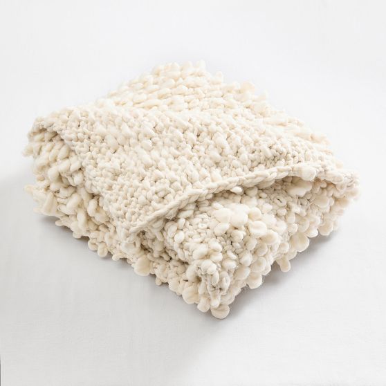 Boucle Throw Pottery Barn Teen