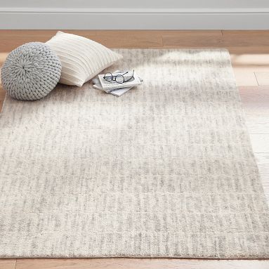 Capitola Washable Rug - Gray | Pottery Barn Teen