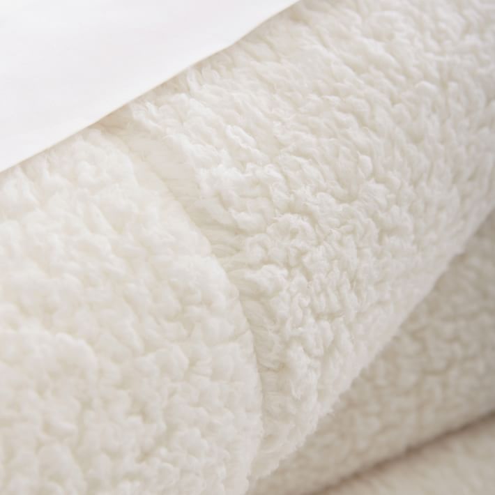 Softest Cozy Sherpa Duvet Cover | Pottery Barn Teen