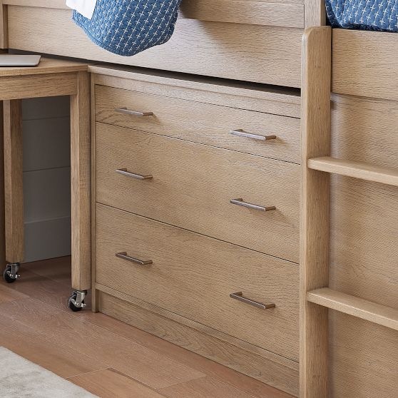 Sleep & Study® Low Loft Bed Pottery Barn Teen