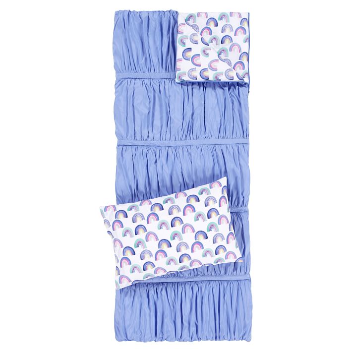 Periwinkle Pucker Up Girls Sleeping Bag Pottery Barn Teen