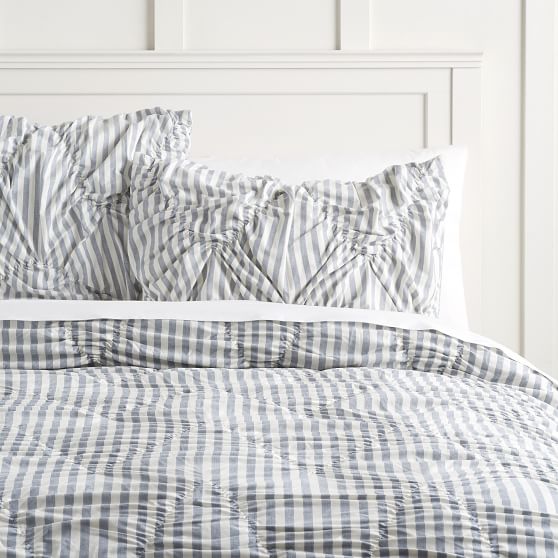 The Emily And Meritt Striped Teen Comforter Sham Pottery Barn Teen