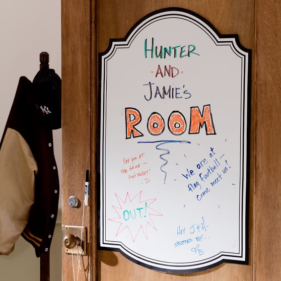 Classic Door Message Board Decal Teen Decor Sale Pottery Barn Teen
