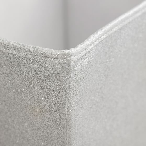 Glitter Storage Storage Bins Pottery Barn Teen