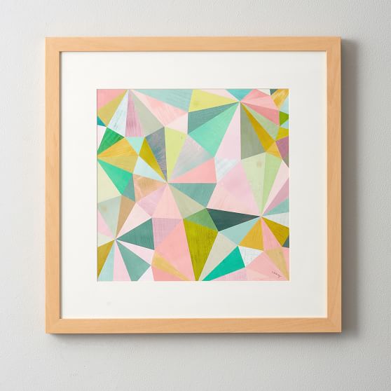 Prism Multicolor Abstract Art | Wall Prints | Pottery Barn Teen