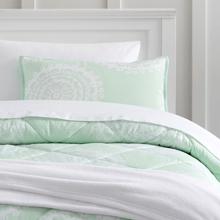 Medallion Florette Deluxe Girls Comforter Set Sale Pottery Barn Teen